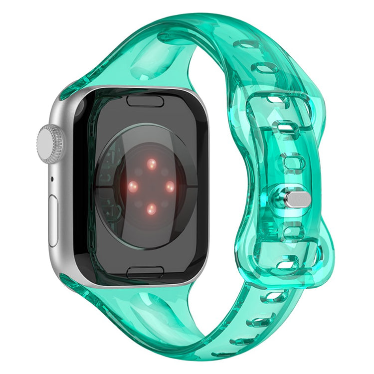 Vildt Hårdfør Silikone Universal Rem passer til Apple Smartwatch - Grøn#serie_3
