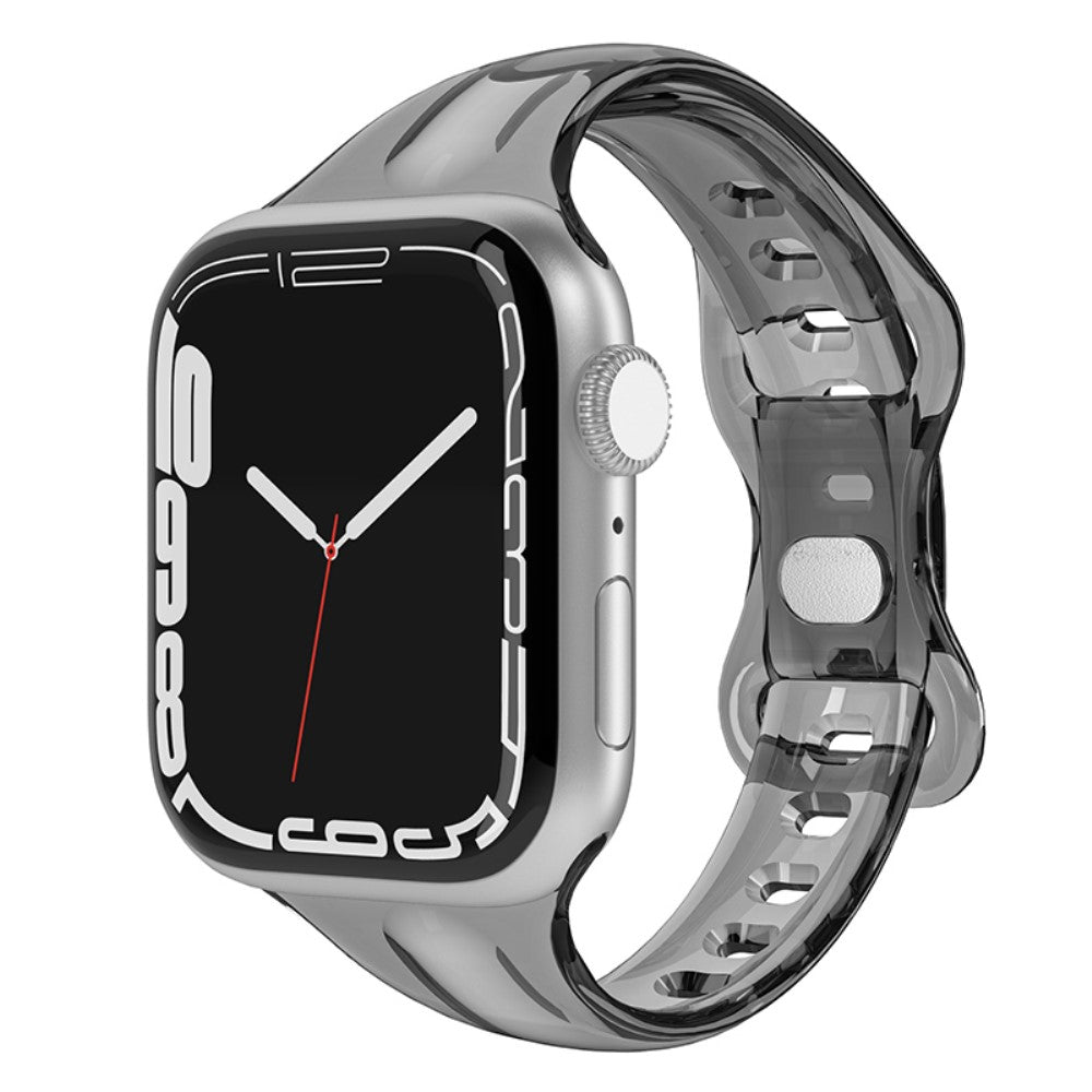 Vildt Hårdfør Silikone Universal Rem passer til Apple Smartwatch - Sort#serie_5