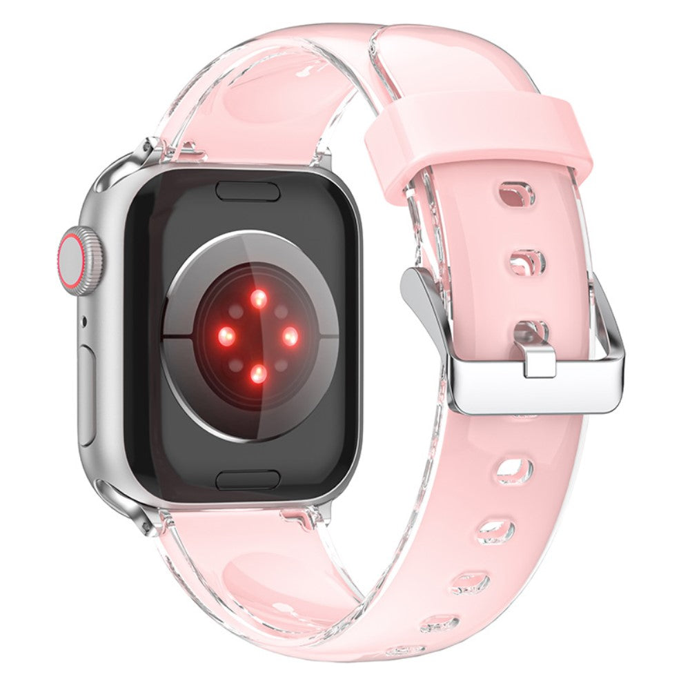Stilren Silikone Universal Rem passer til Apple Smartwatch - Pink#serie_1
