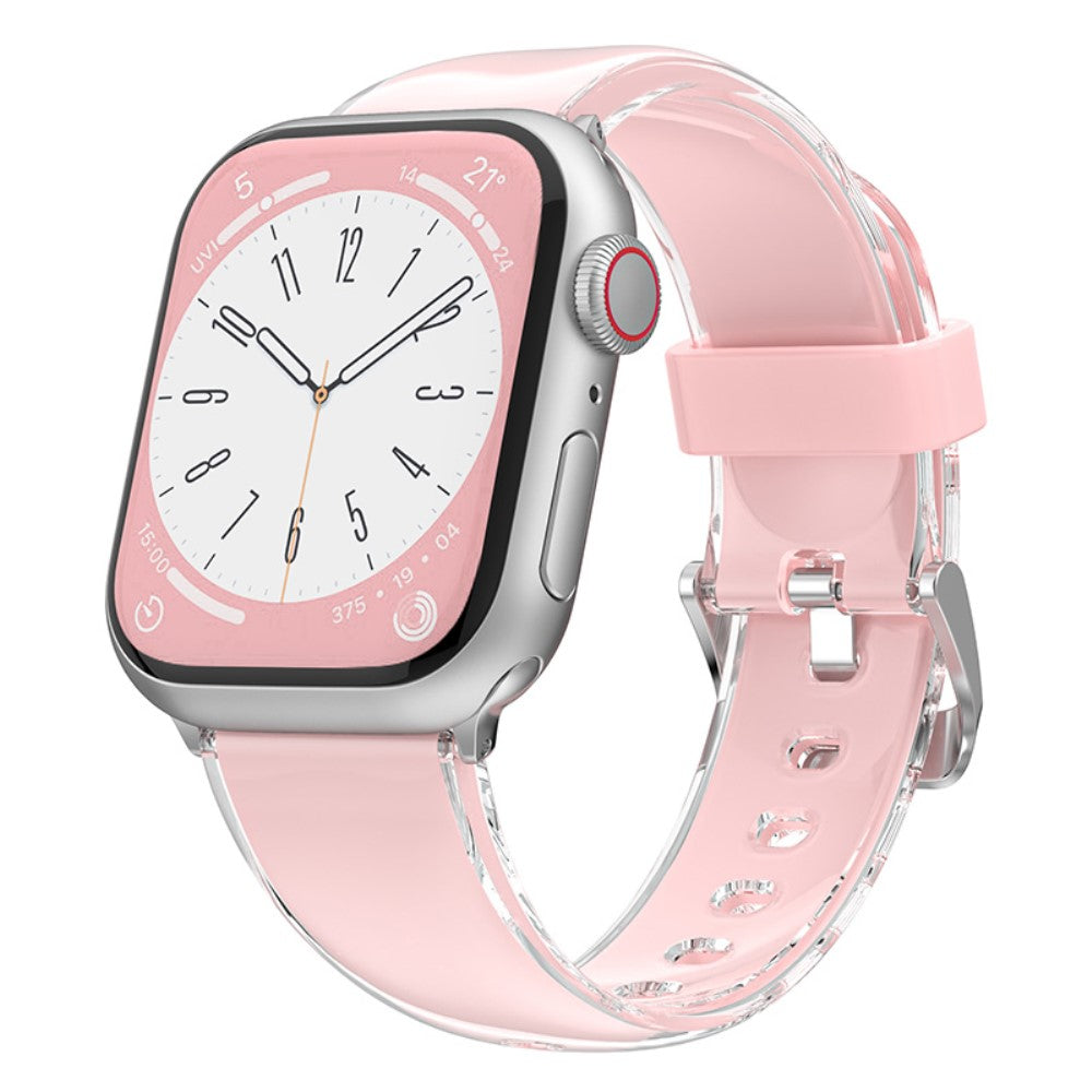 Stilren Silikone Universal Rem passer til Apple Smartwatch - Pink#serie_1