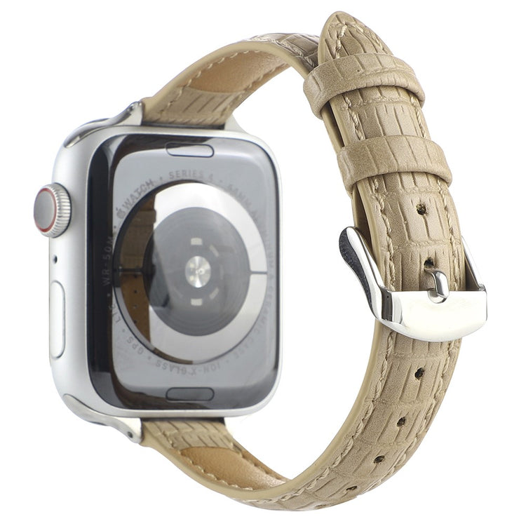 Mega Skøn Kunstlæder Universal Rem passer til Apple Smartwatch - Brun#serie_4