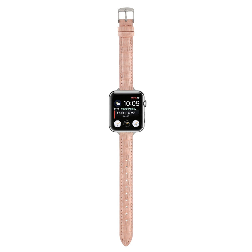 Mega Skøn Kunstlæder Universal Rem passer til Apple Smartwatch - Pink#serie_6