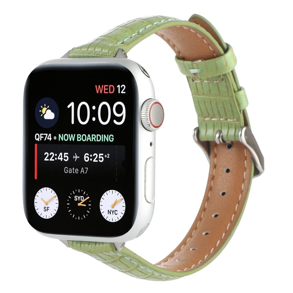 Mega Skøn Kunstlæder Universal Rem passer til Apple Smartwatch - Grøn#serie_7