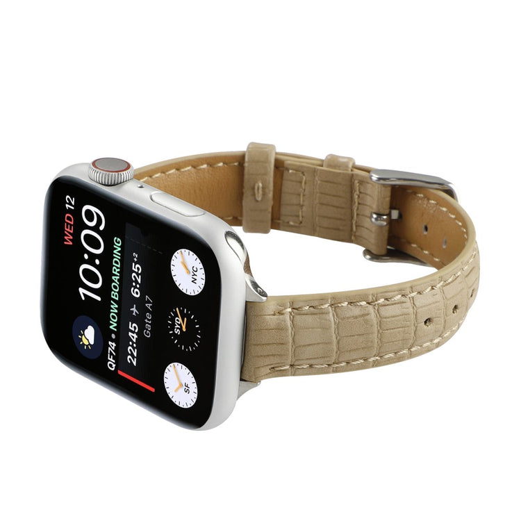 Rigtigt Skøn Kunstlæder Universal Rem passer til Apple Smartwatch - Brun#serie_4