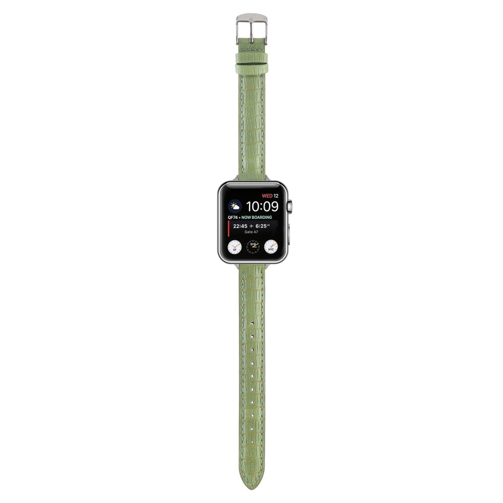 Rigtigt Skøn Kunstlæder Universal Rem passer til Apple Smartwatch - Grøn#serie_7