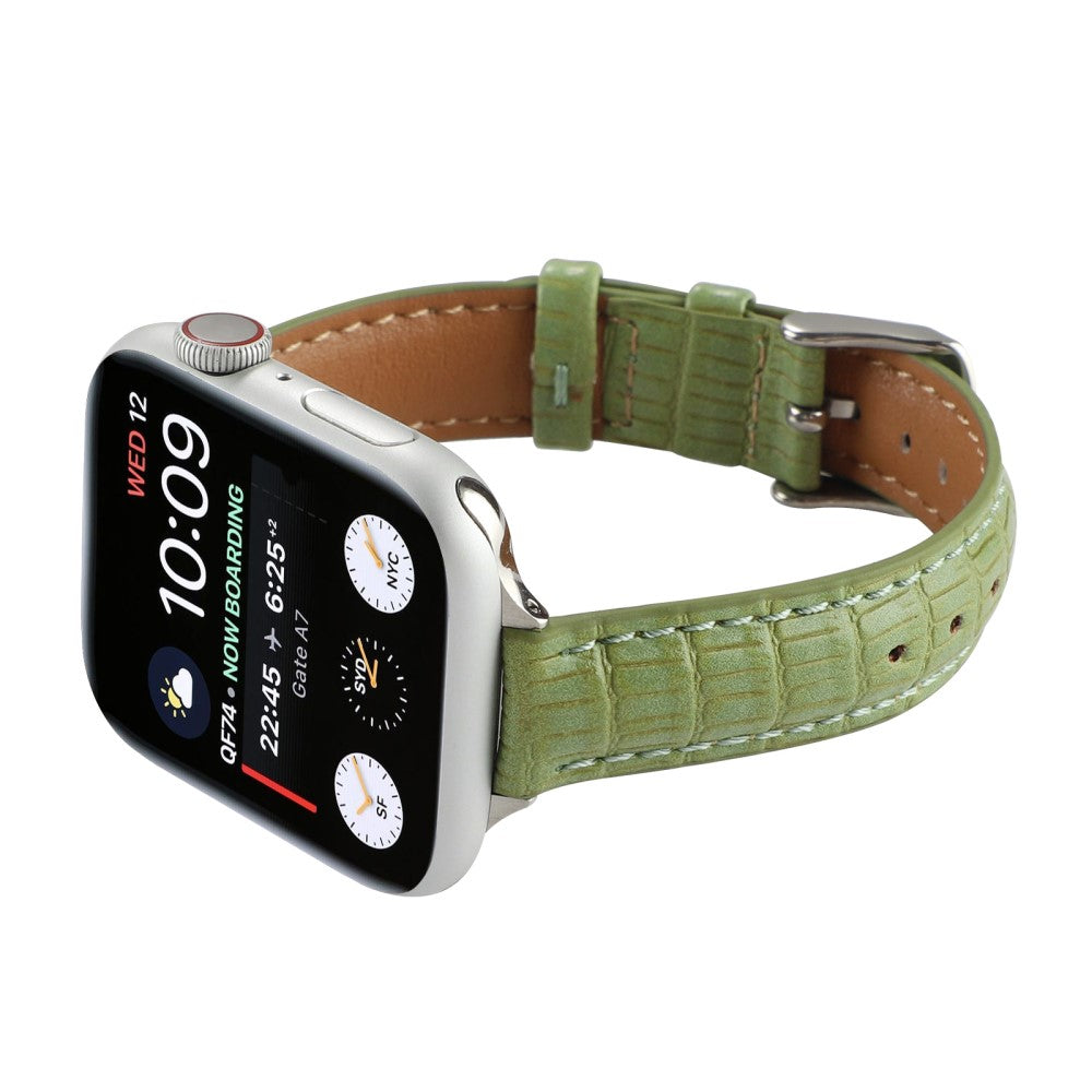Rigtigt Skøn Kunstlæder Universal Rem passer til Apple Smartwatch - Grøn#serie_7