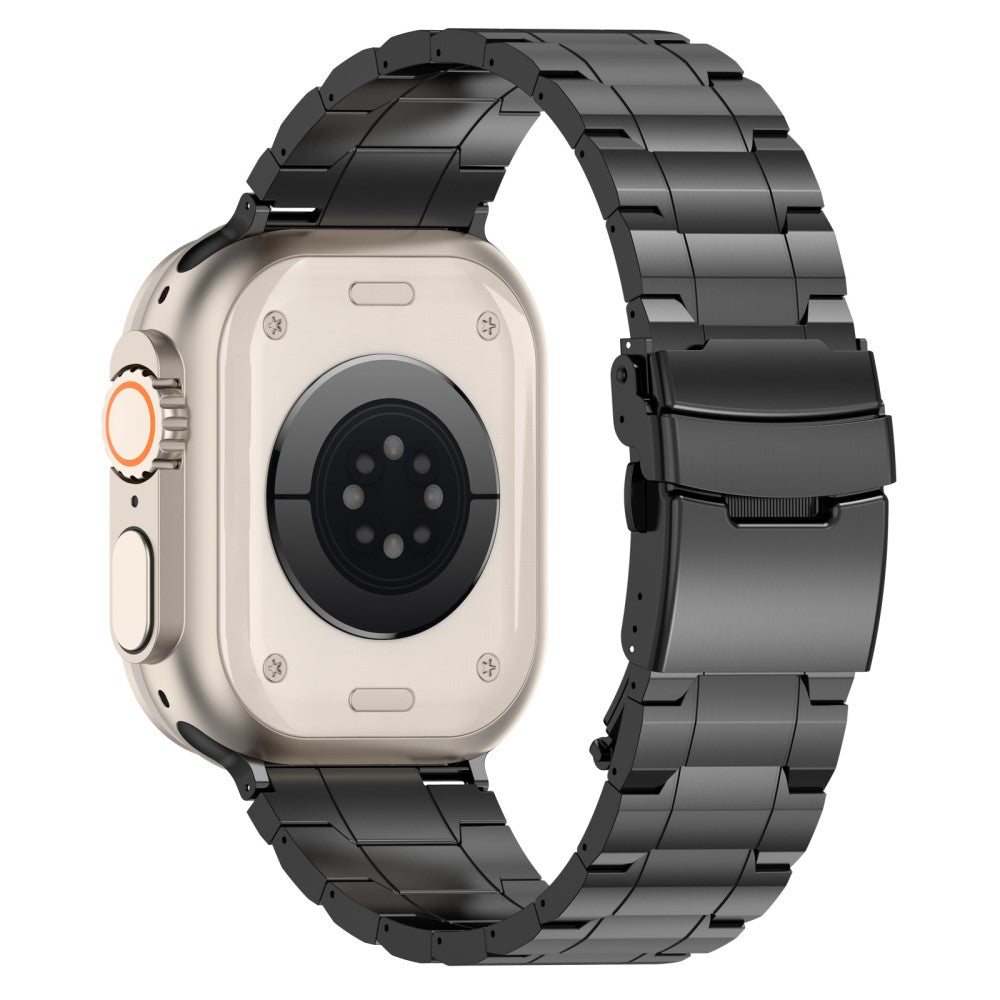 Pænt Metal Universal Rem passer til Apple Smartwatch - Sort#serie_1