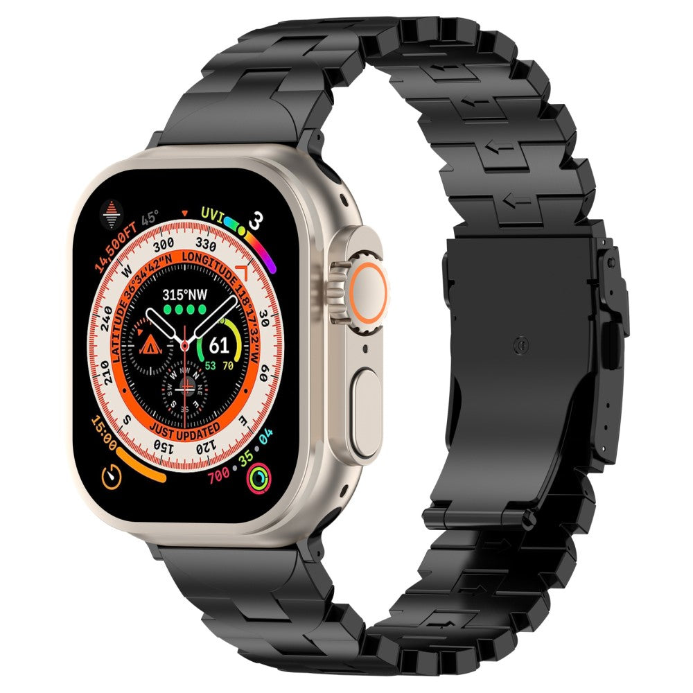 Super Smuk Metal Universal Rem passer til Apple Smartwatch - Sort#serie_2