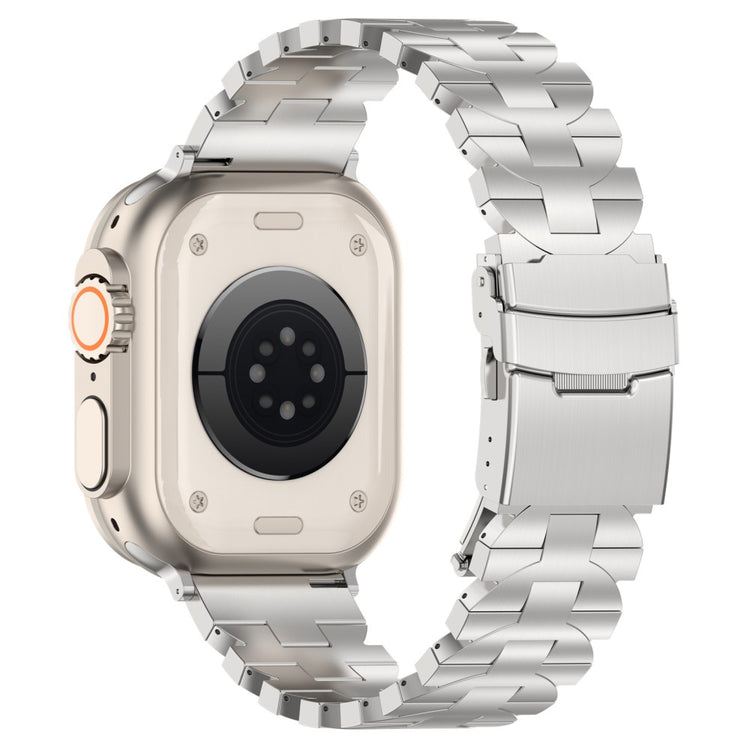 Super Smuk Metal Universal Rem passer til Apple Smartwatch - Sølv#serie_4