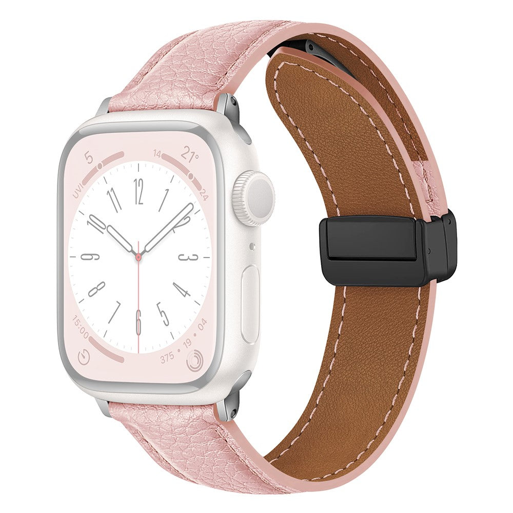 Vildt Godt Kunstlæder Universal Rem passer til Apple Smartwatch - Pink#serie_4