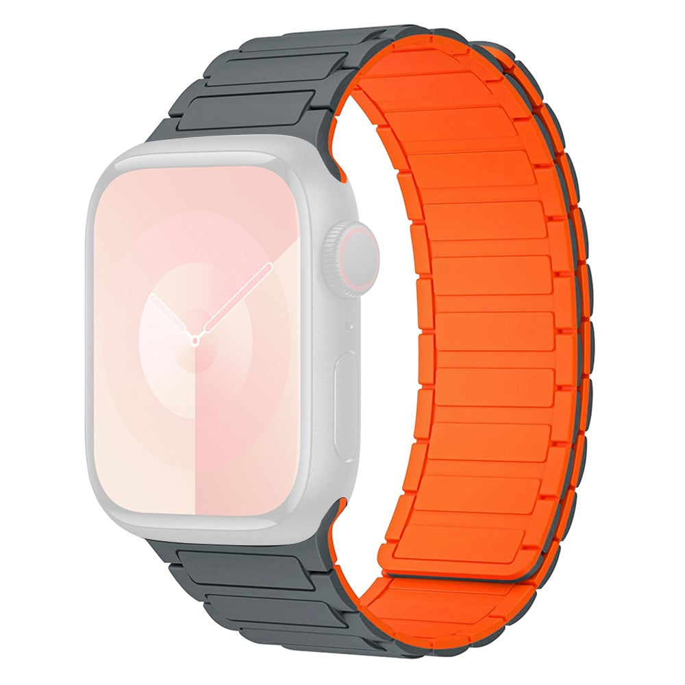 Helt Vildt Skøn Silikone Universal Rem passer til Apple Smartwatch - Orange#serie_9