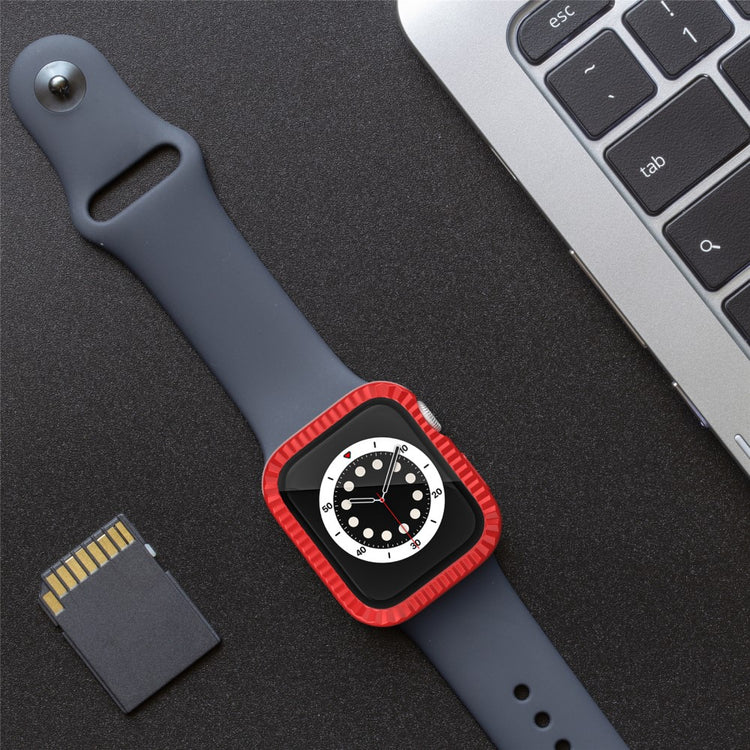 Skøn Glas Rem passer til Apple Watch Series 1-3 38mm - Rød#serie_3