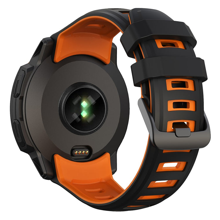 Rigtigt Holdbart Silikone Rem passer til Garmin Instinct 2X - Orange#serie_3