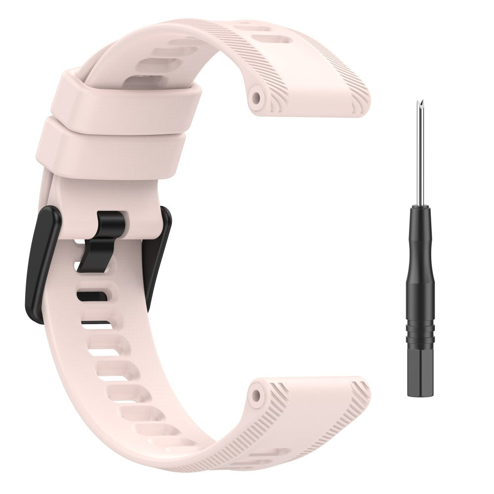 Fed Silikone Rem passer til Garmin Forerunner 955 - Pink#serie_3