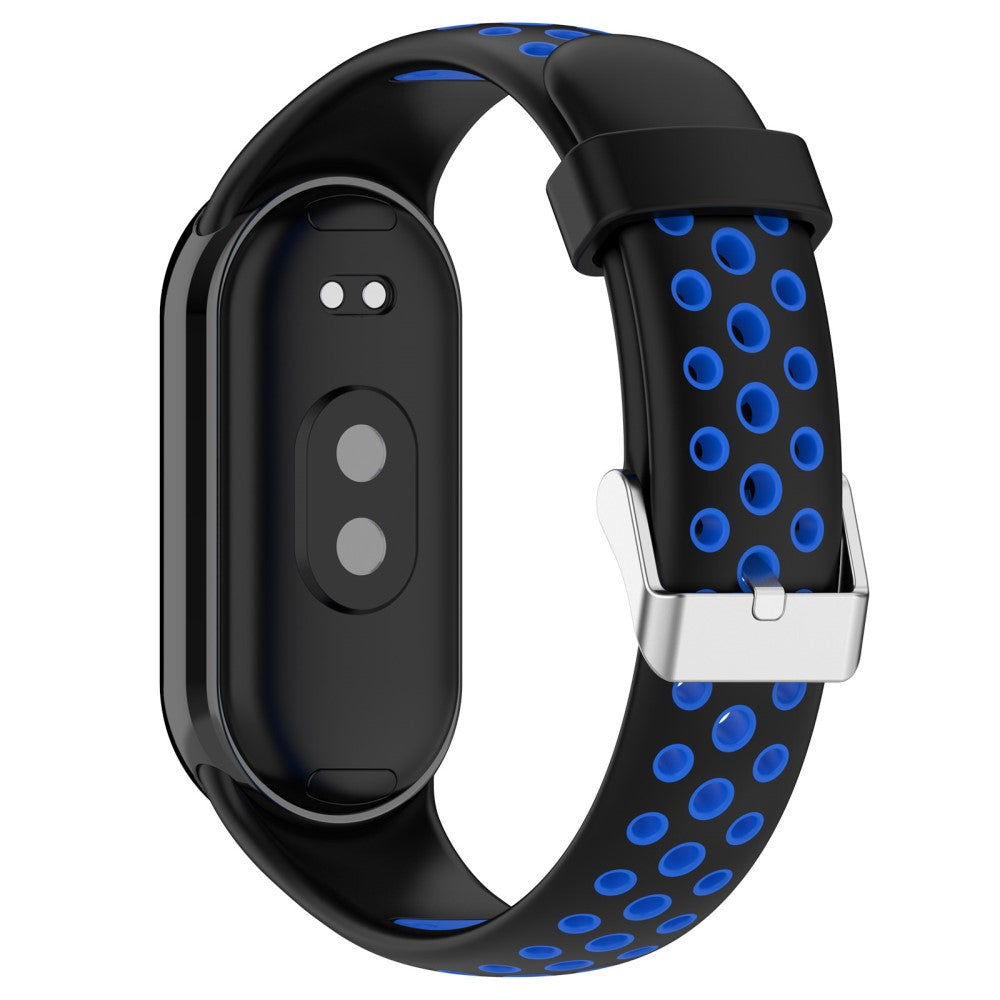 Fremragende Silikone Rem passer til Xiaomi Smart Band 8 - Blå#serie_4