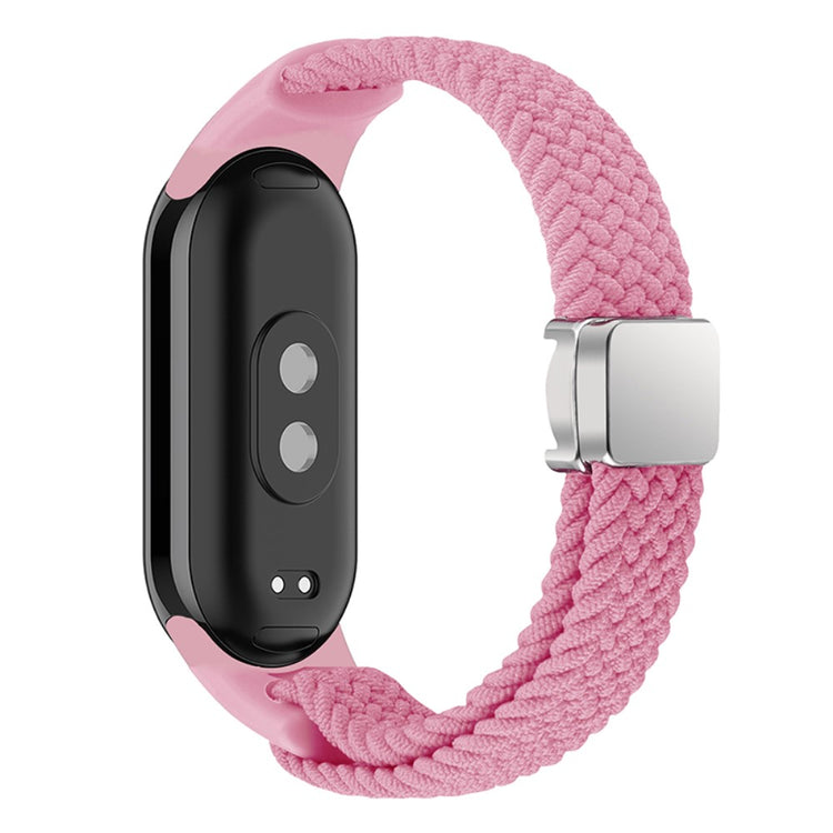 Vildt Godt Nylon Rem passer til Xiaomi Smart Band 8 - Pink#serie_14