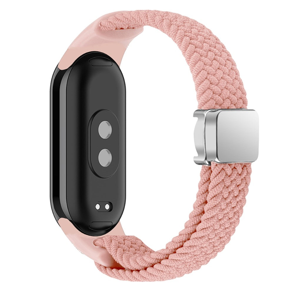 Vildt Godt Nylon Rem passer til Xiaomi Smart Band 8 - Pink#serie_15