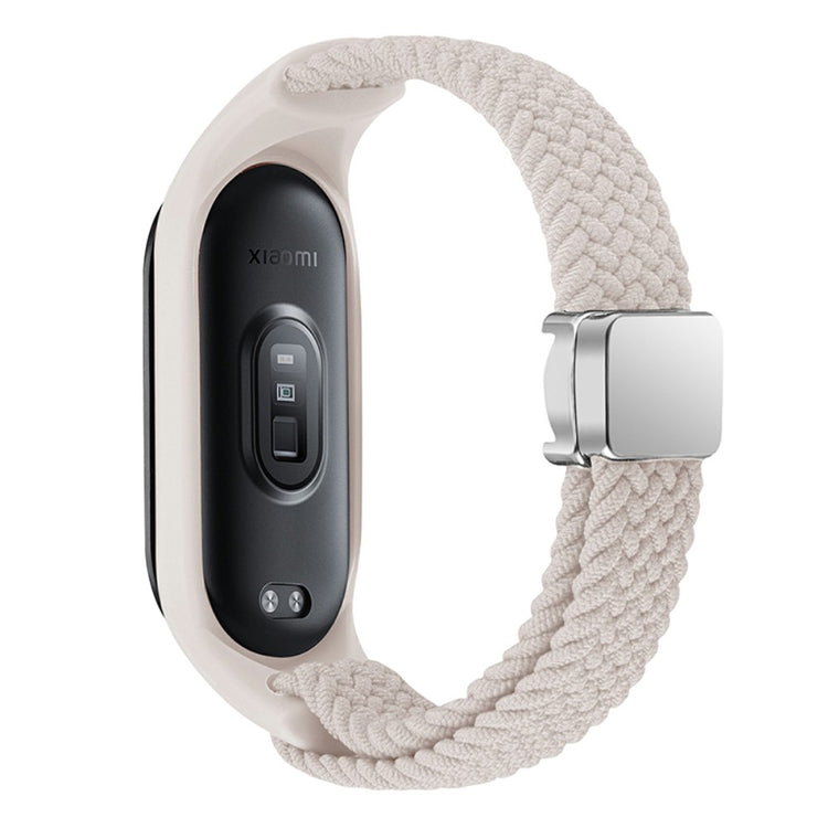 Super Sejt Nylon Universal Rem passer til Xiaomi Smartwatch - Hvid#serie_4