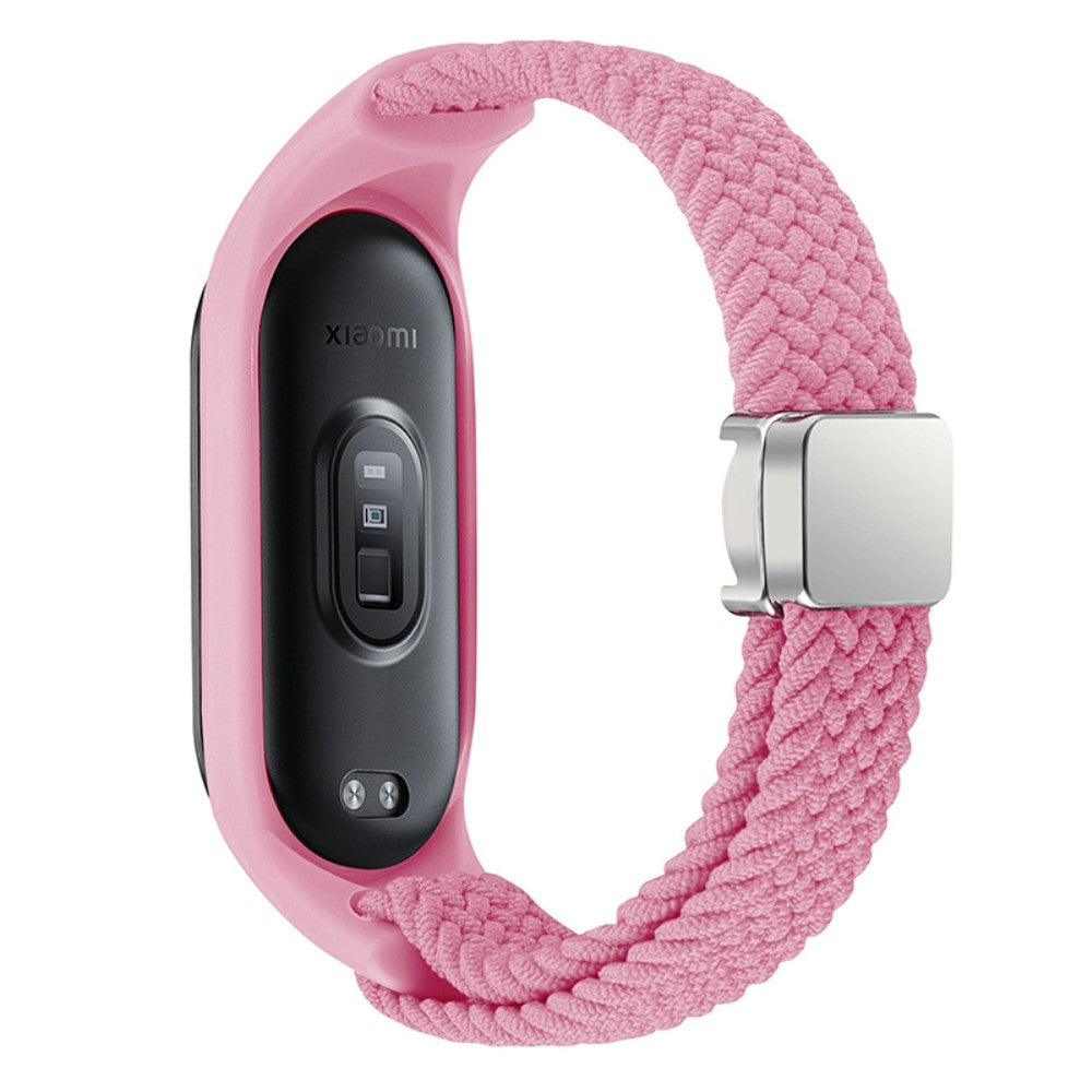 Super Sejt Nylon Universal Rem passer til Xiaomi Smartwatch - Pink#serie_11