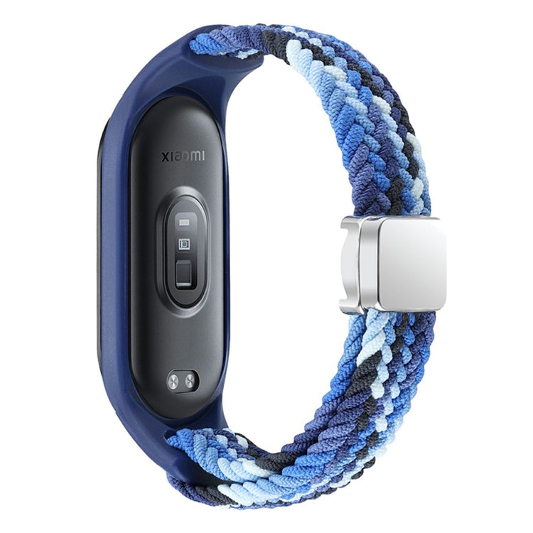 Super Sejt Nylon Universal Rem passer til Xiaomi Smartwatch - Blå#serie_12