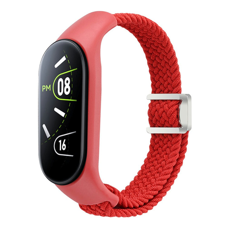 Super Sejt Nylon Universal Rem passer til Xiaomi Smartwatch - Rød#serie_20
