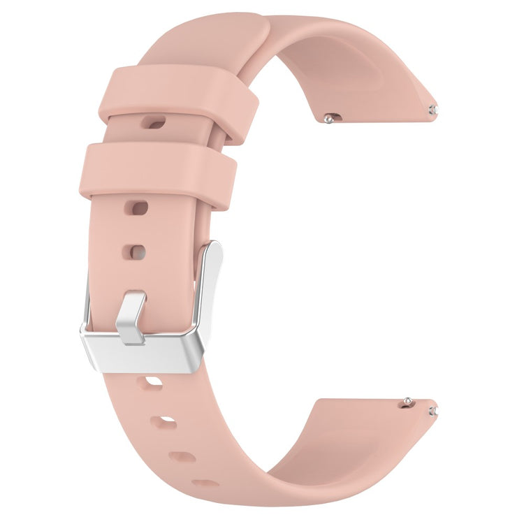 Mega Slidstærk Silikone Universal Rem passer til Smartwatch - Pink#serie_5