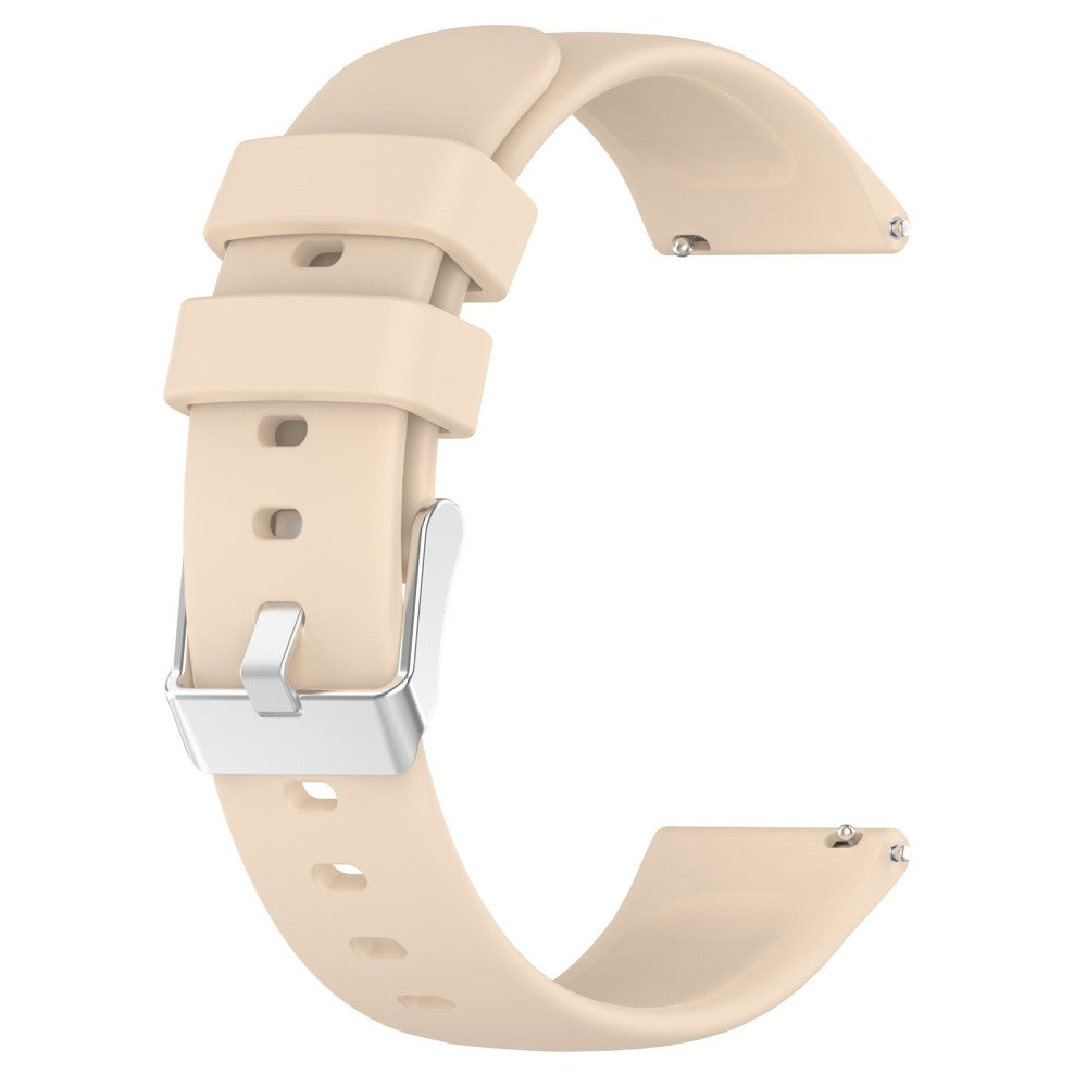 Rigtigt Holdbart Silikone Universal Rem passer til Smartwatch - Hvid#serie_3