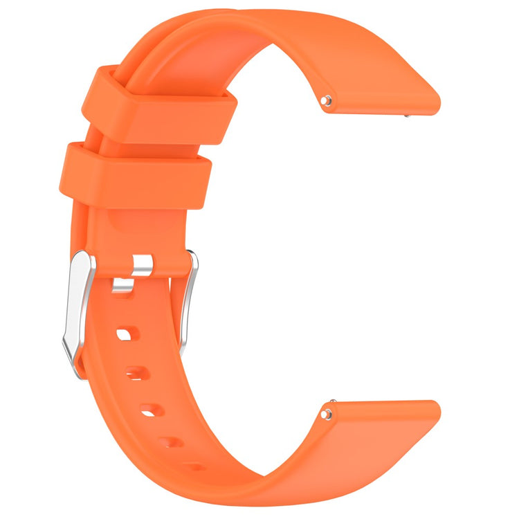 Rigtigt Holdbart Silikone Universal Rem passer til Smartwatch - Orange#serie_4