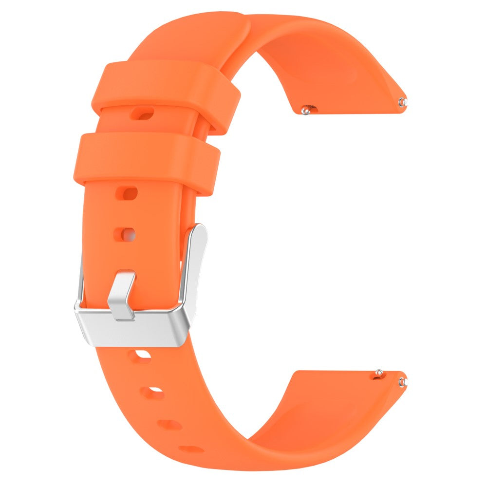 Rigtigt Holdbart Silikone Universal Rem passer til Smartwatch - Orange#serie_4