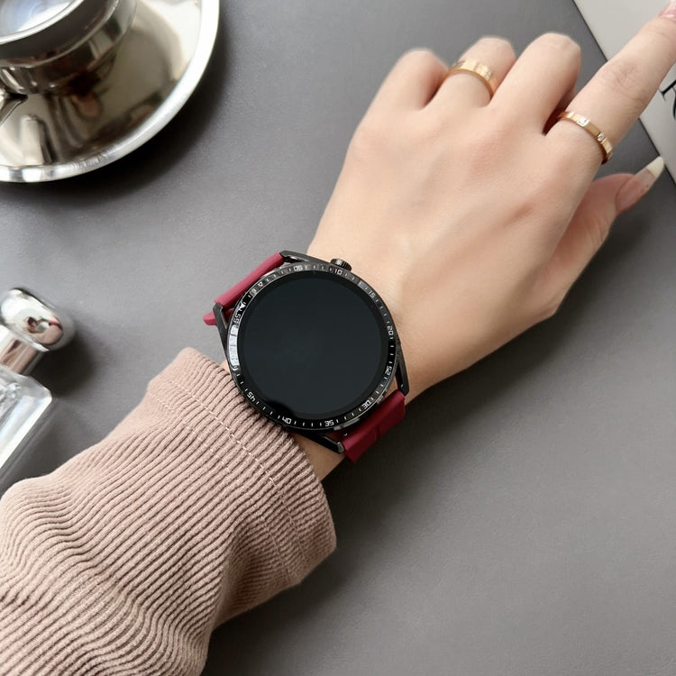 Super Cool Silikone Universal Rem passer til Smartwatch - Rød#serie_3