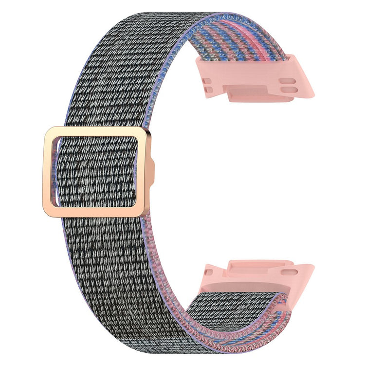 Fed Nylon Universal Rem passer til Fitbit Charge 5 / Fitbit Charge 6 - Pink#serie_2