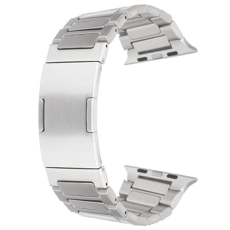 Stilfuld Metal Universal Rem passer til Apple Smartwatch - Sølv#serie_4