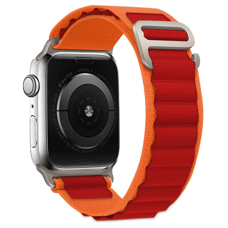Helt Vildt Holdbart Nylon Universal Rem passer til Apple Smartwatch - Orange#serie_3