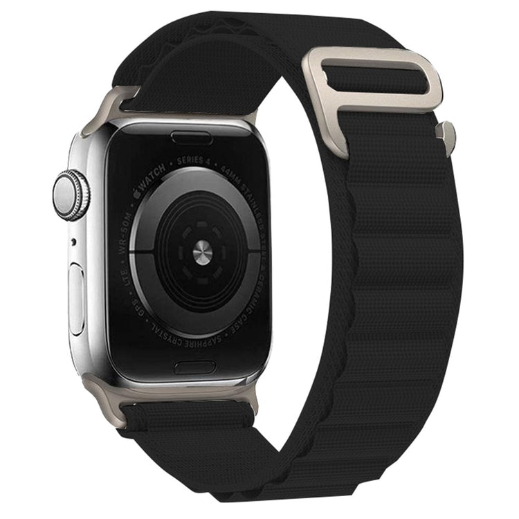 Helt Vildt Holdbart Nylon Universal Rem passer til Apple Smartwatch - Sort#serie_9