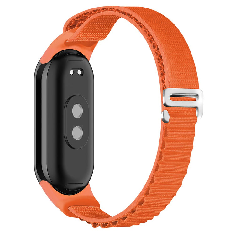 Super Godt Nylon Rem passer til Xiaomi Smart Band 8 - Orange#serie_2