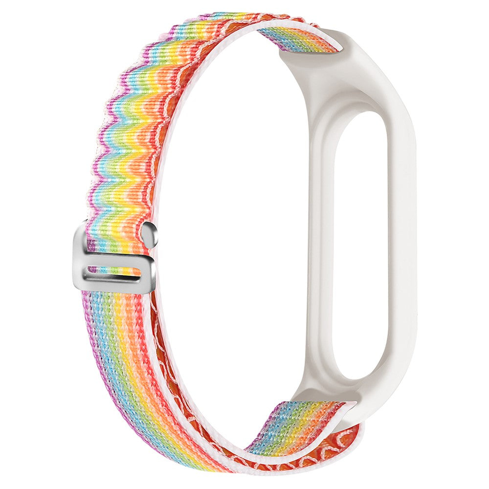 Super Godt Nylon Rem passer til Xiaomi Smart Band 8 - Flerfarvet#serie_5