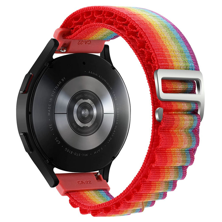 Rigtigt Slidstærk Nylon Universal Rem passer til Smartwatch - Flerfarvet#serie_3