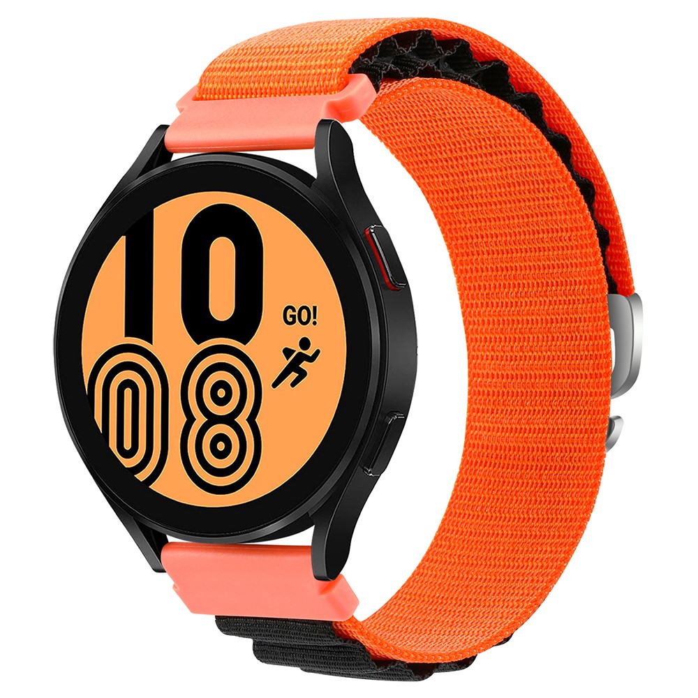 Rigtigt Slidstærk Nylon Universal Rem passer til Smartwatch - Orange#serie_4