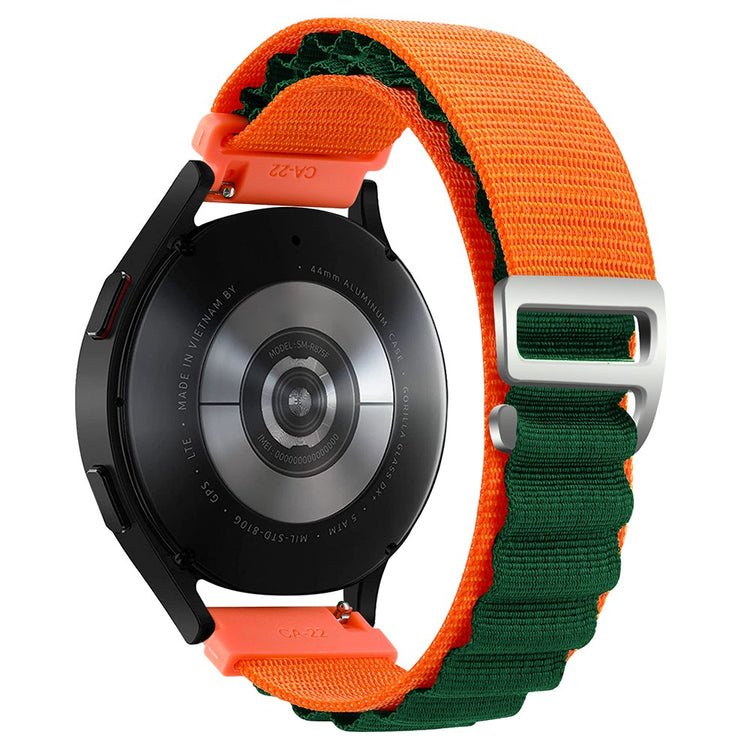 Rigtigt Slidstærk Nylon Universal Rem passer til Smartwatch - Orange#serie_5