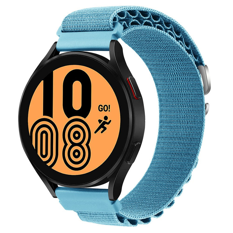 Meget Holdbart Nylon Universal Rem passer til Smartwatch - Blå#serie_8