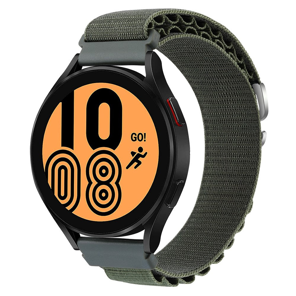 Meget Holdbart Nylon Universal Rem passer til Smartwatch - Grøn#serie_11