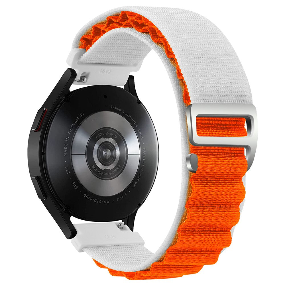 Meget Holdbart Nylon Universal Rem passer til Smartwatch - Orange#serie_14