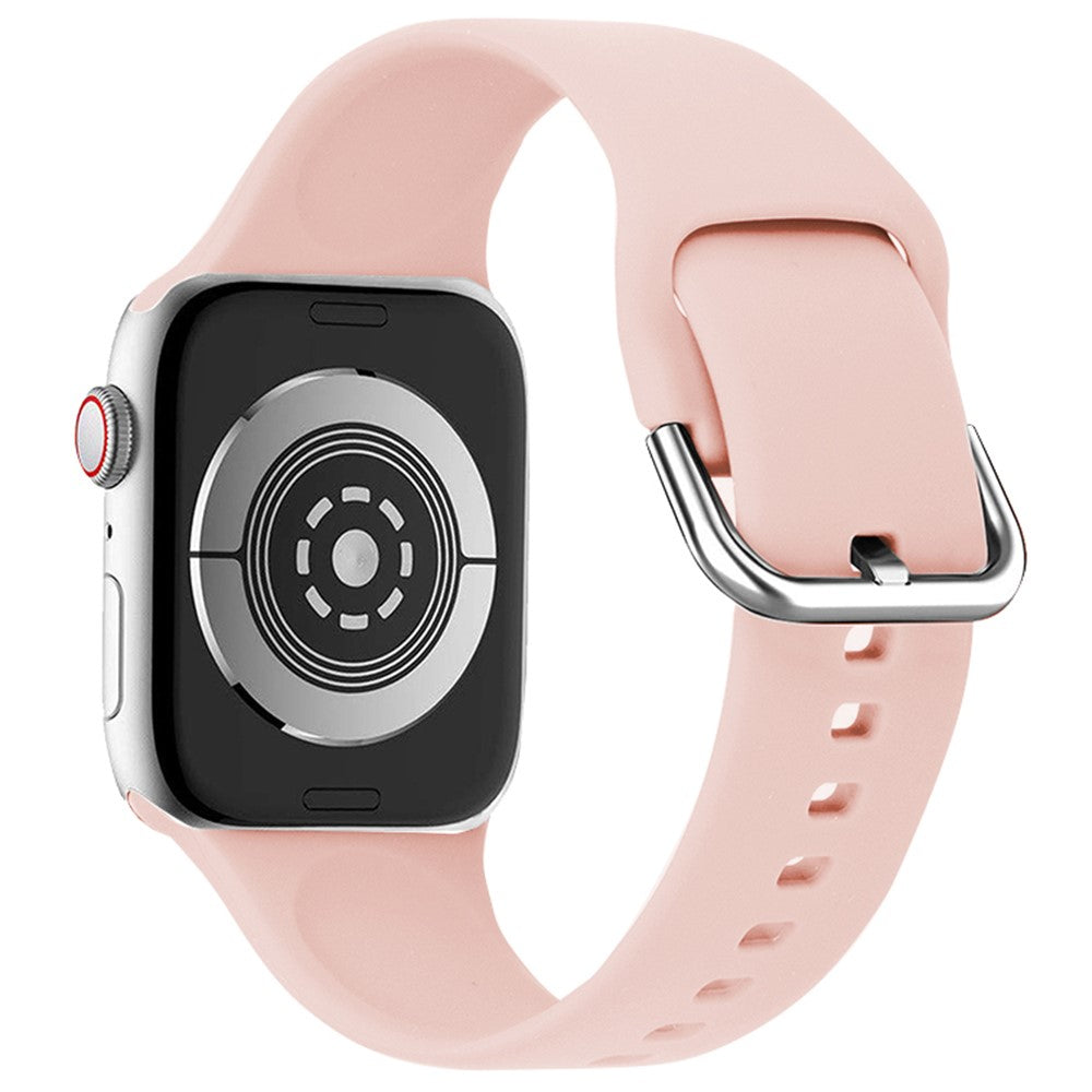 Helt Vildt Pænt Silikone Universal Rem passer til Apple Smartwatch - Pink#serie_3
