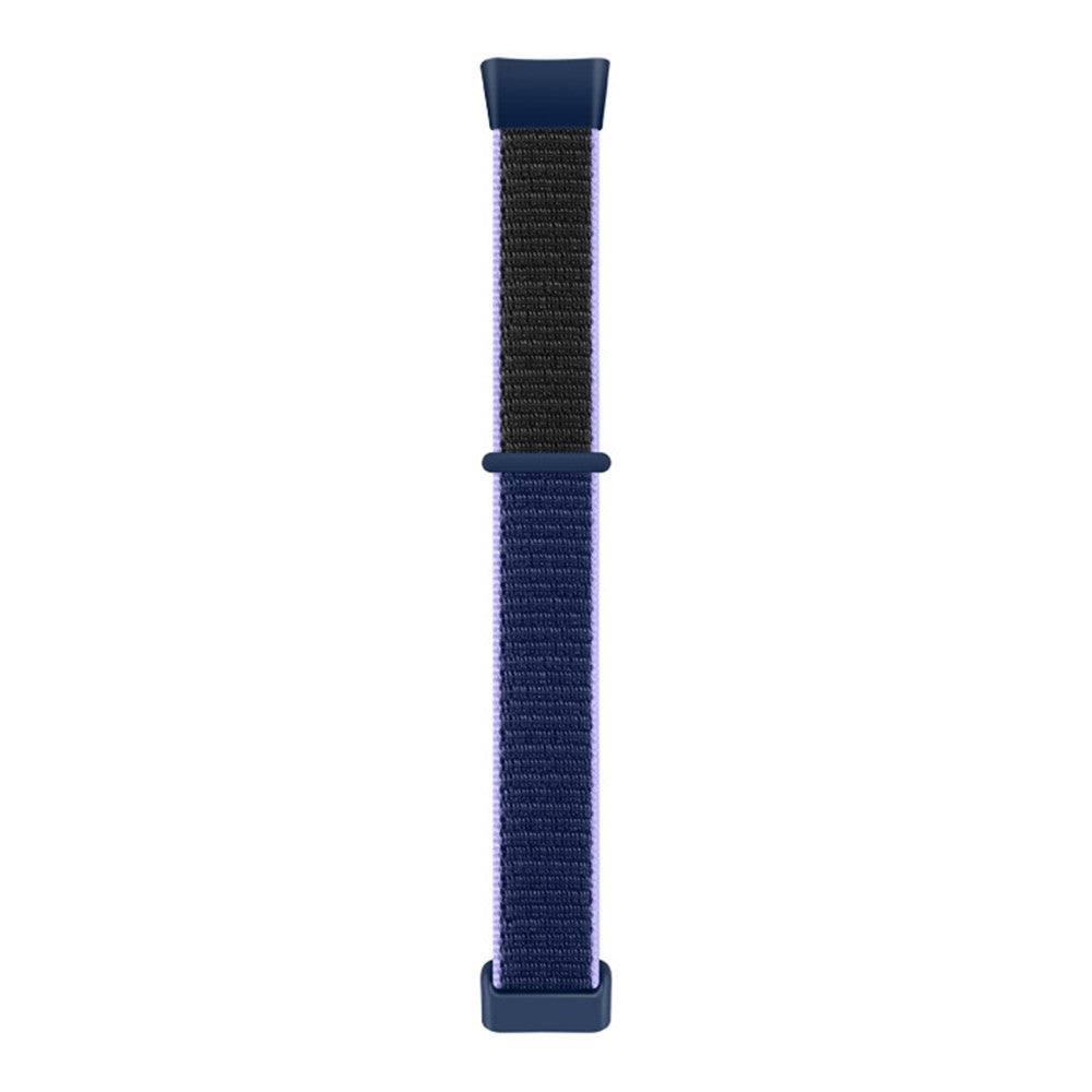 Helt Vildt Nydelig Nylon Rem passer til Fitbit Charge 2 - Blå#serie_4