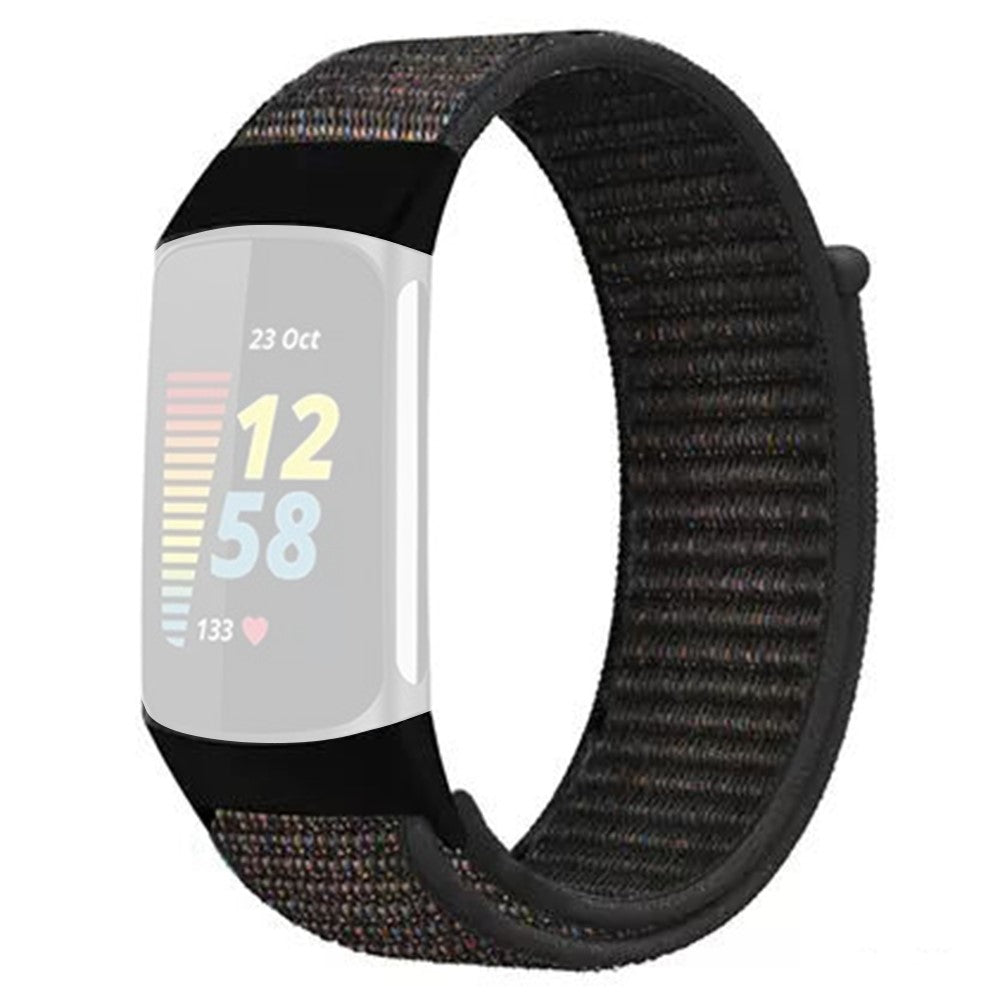 Fitbit Versa nylon gevlochten solo band - zwart Fitbit Versa nylon gevlochten solo band - zwart
