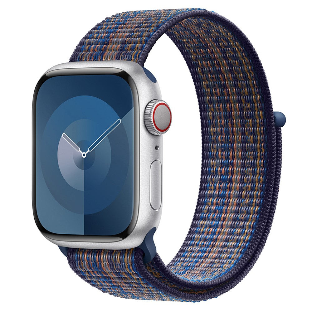 Super Smuk Nylon Universal Rem passer til Apple Smartwatch - Blå#serie_2