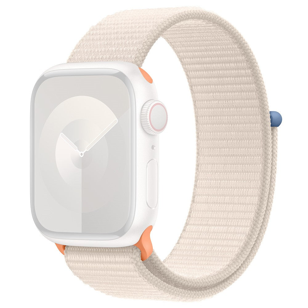 Super Smuk Nylon Universal Rem passer til Apple Smartwatch - Hvid#serie_13