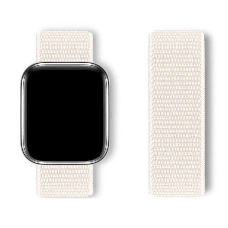 Meget Skøn Nylon Universal Rem passer til Apple Smartwatch - Hvid#serie_13