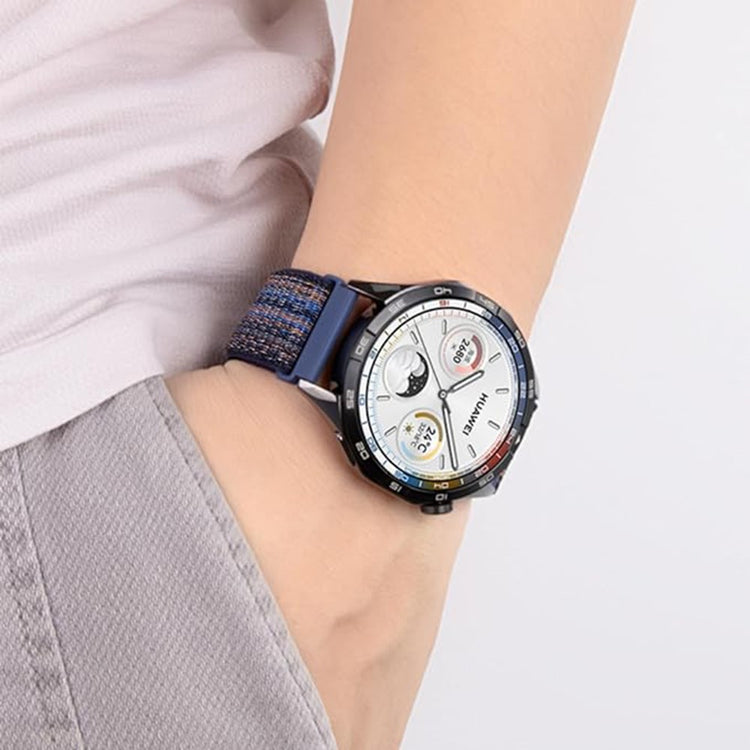 Rigtigt Pænt Nylon Universal Rem passer til Smartwatch - Blå#serie_11