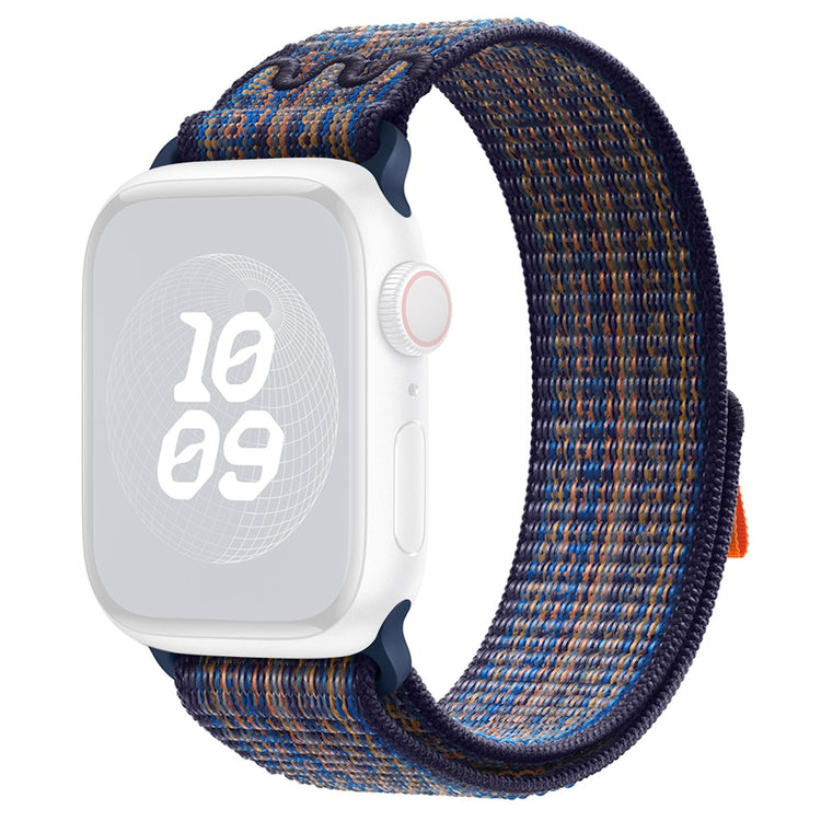 Helt Vildt Fint Nylon Universal Rem passer til Apple Smartwatch - Blå#serie_2